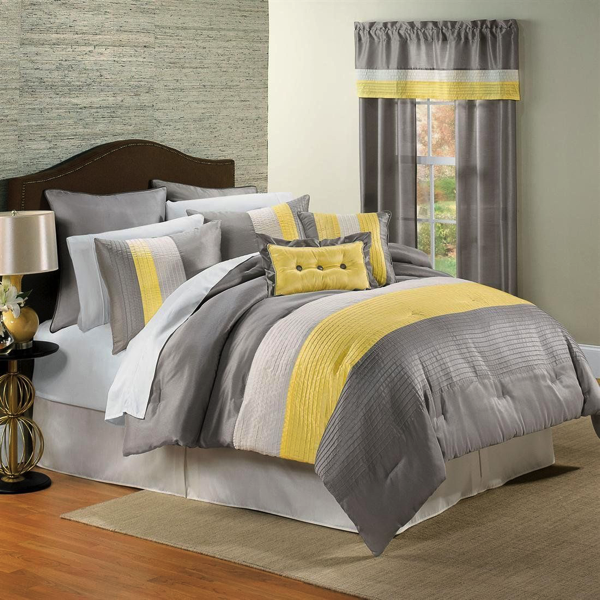 yellow-and-gray-bedroom